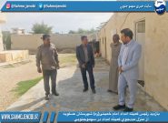 بازدید رئیس کمیته امداد امام خمینی(ره) شهرستان عسلويه از منزل مددجوي كميته امداد در سهموجنوبي