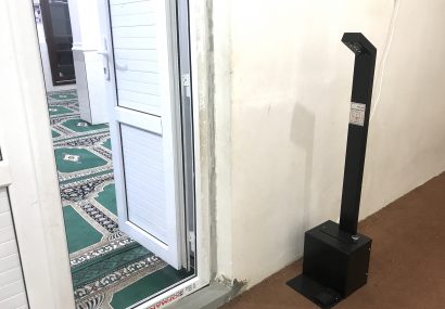 نصب ۱۰ دستگاه ضد عفونی کننده در اماكن عمومى روستاى سهموجنوبى