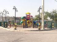 آغاز نصب ۵۰ پايه چراغ پاركى خيابانى در روستاي سهموجنوبی