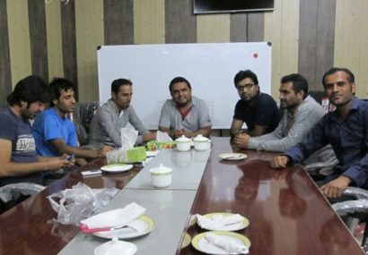 جلسه دهيار سهموجنوبي با مدير عامل باشگاه سهموجنوبي